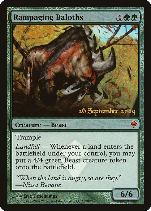 Rampaging Baloths from Zendikar Promos
