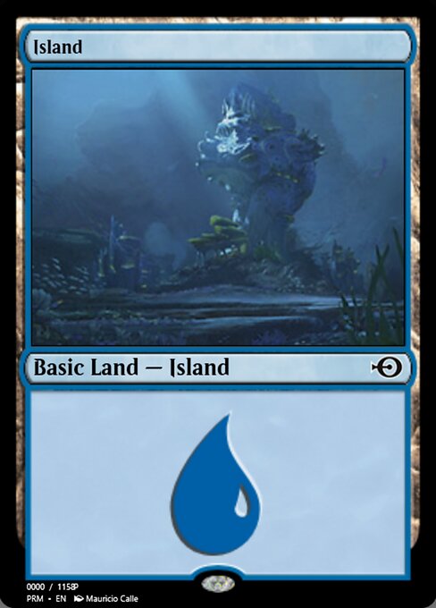 Island from Magic Online Promos