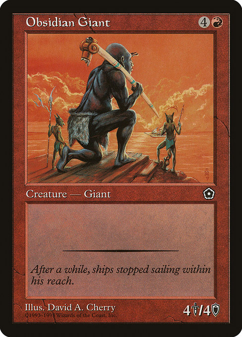 Obsidian Giant highlighted card art
