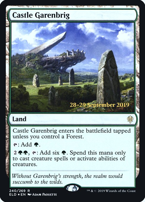 Castle Garenbrig from Throne of Eldraine Promos