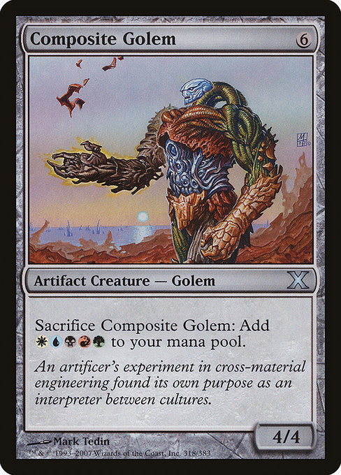 Composite Golem highlighted card art