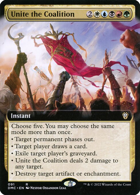 Unite the Coalition highlighted card art