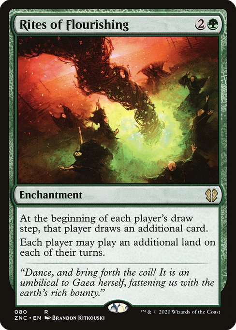 Rites of Flourishing from Zendikar Rising Commander