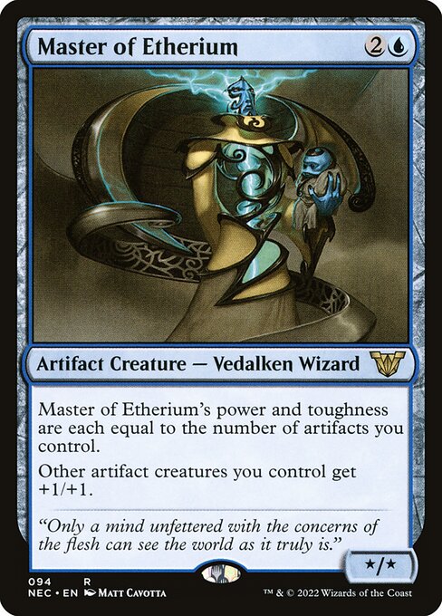 Master of Etherium from Neon Dynasty Commander