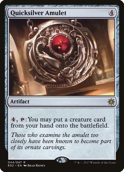 Quicksilver Amulet from Explorers of Ixalan