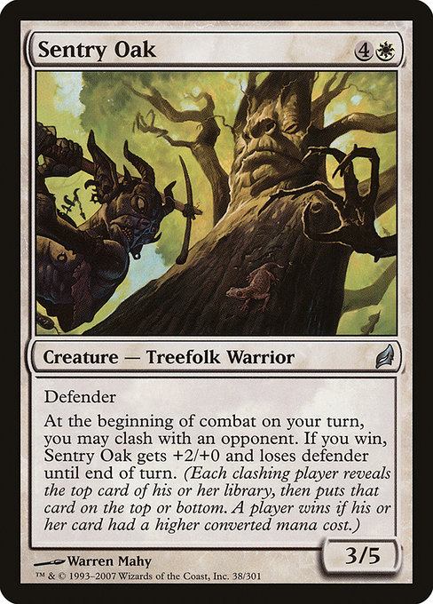 Sentry Oak highlighted card art