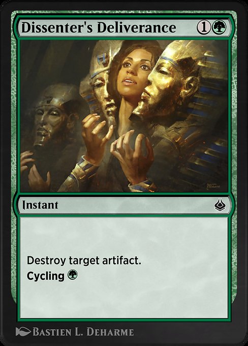 Dissenter's Deliverance highlighted card art