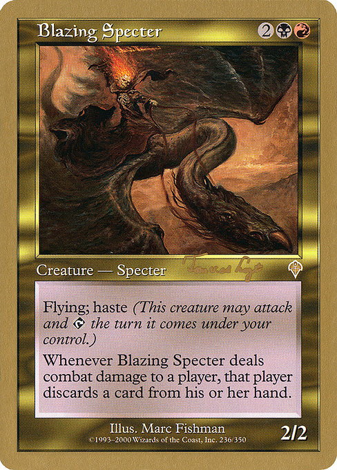 Blazing Specter from World Championship Decks 2001