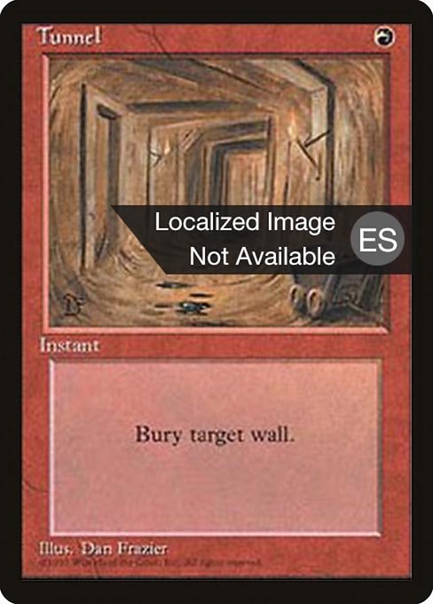 Tunnel from Fourth Edition Foreign Black Border