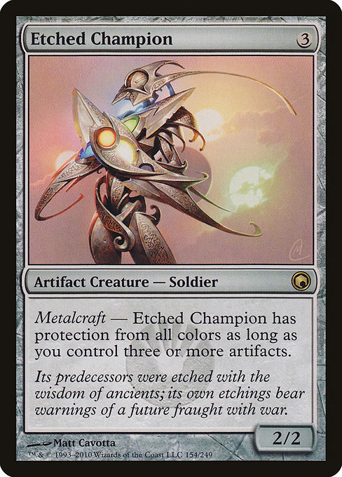 Etched Champion from Scars of Mirrodin