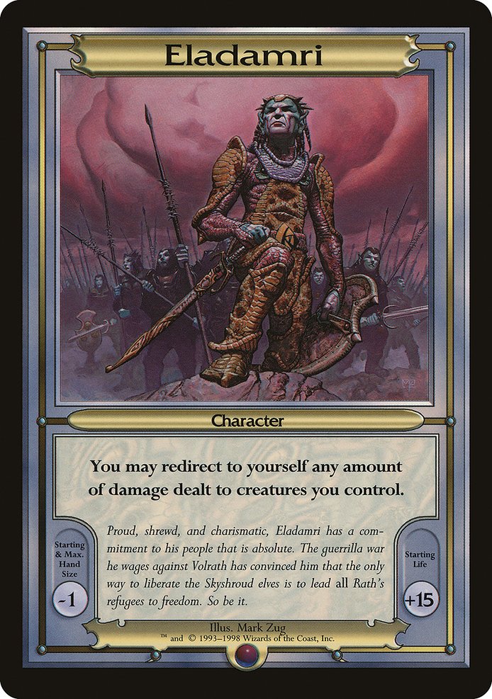 Eladamri highlighted card art