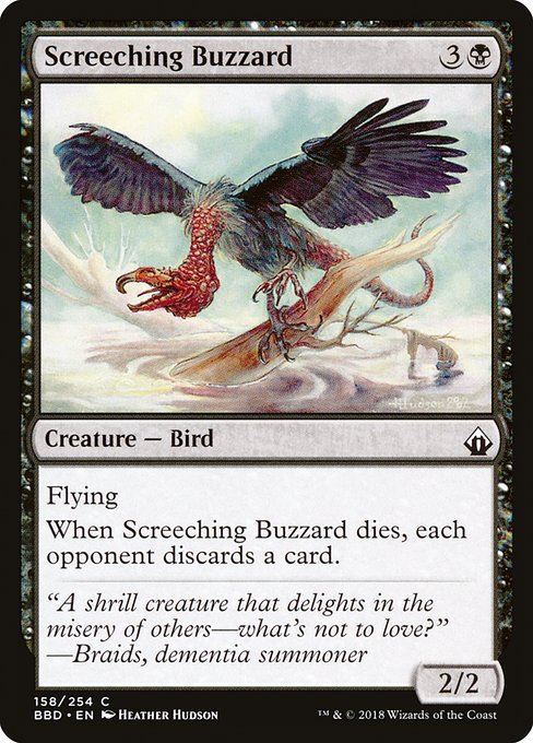 Screeching Buzzard highlighted card art