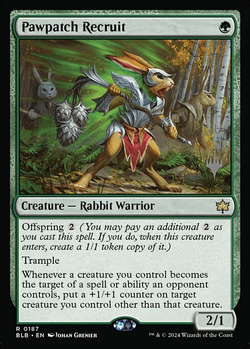 Pawpatch Recruit from Bloomburrow Promos