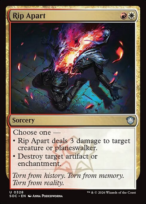 Rip Apart from Secrets of Strixhaven Commander