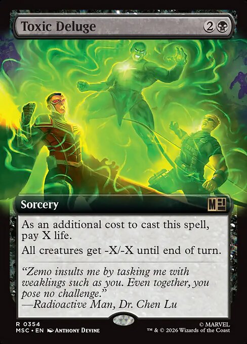 Toxic Deluge from Marvel Super Heroes Commander