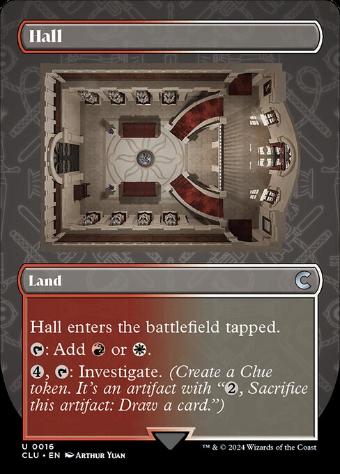 Hall highlighted card art