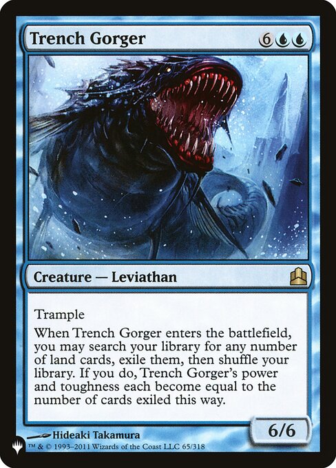 Trench Gorger highlighted card art