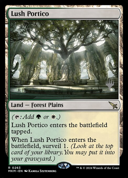Lush Portico highlighted card art