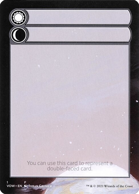 Double-Faced Substitute Card from Innistrad: Crimson Vow Substitute Cards
