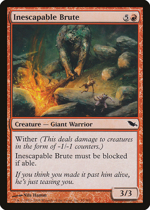 Inescapable Brute highlighted card art