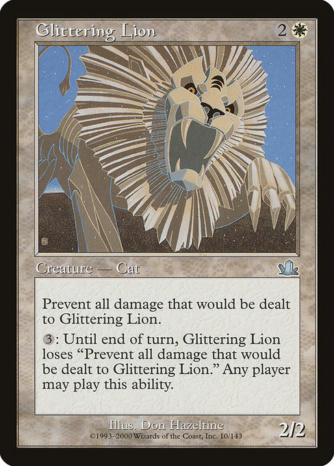 Glittering Lion highlighted card art