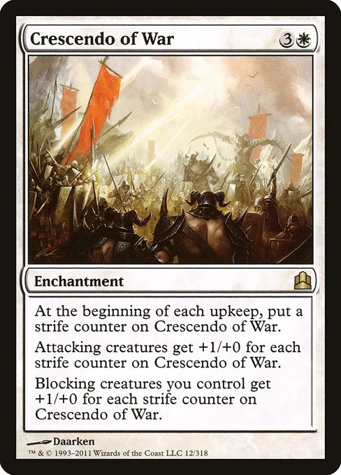 Crescendo of War from Commander 2011