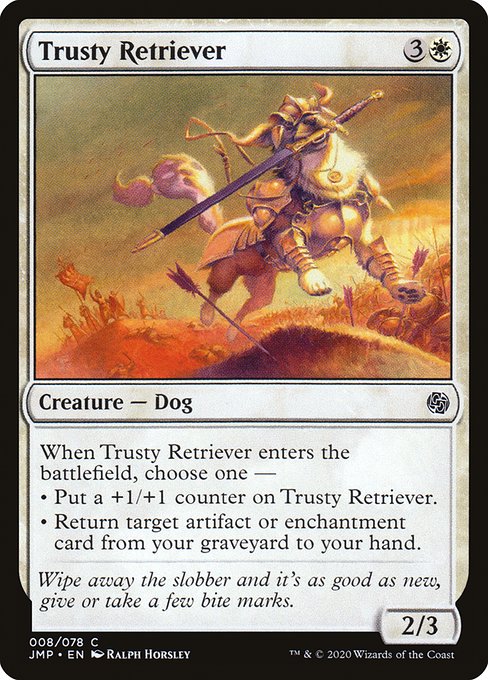 Trusty Retriever from Jumpstart