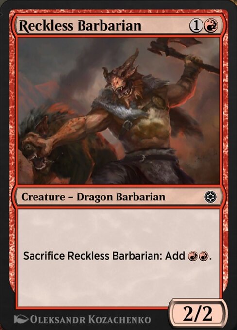 Reckless Barbarian from Alchemy Horizons: Baldur's Gate