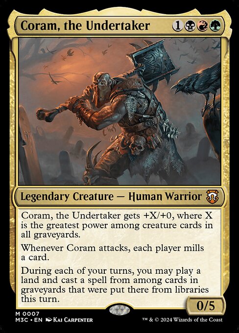 Coram, the Undertaker from Modern Horizons 3 Commander