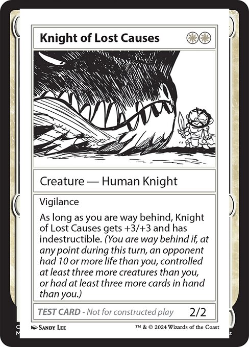 Knight of Lost Causes highlighted card art