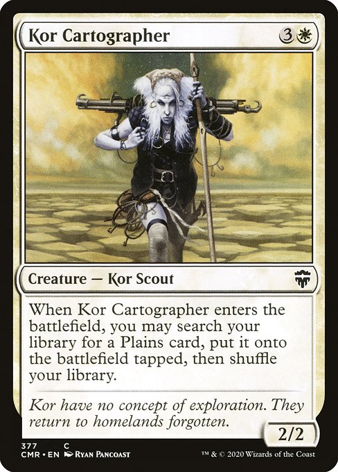 Kor Cartographer from Commander Legends