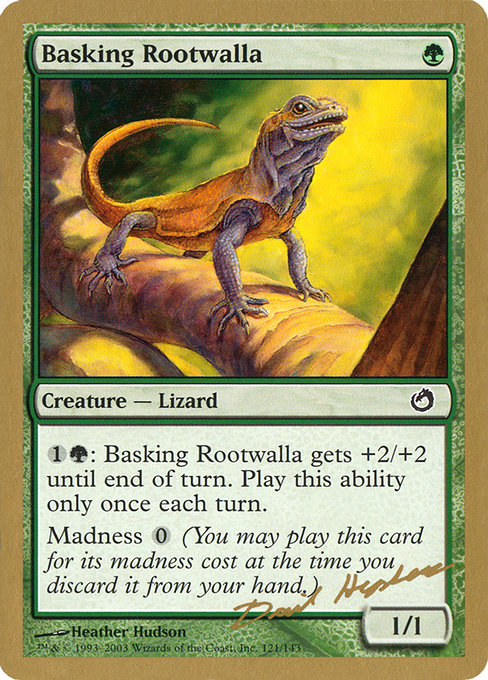 Basking Rootwalla from World Championship Decks 2003