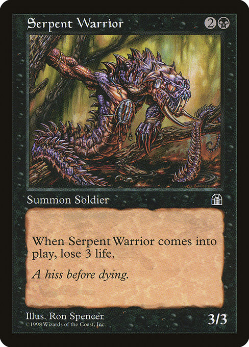 Serpent Warrior from Stronghold