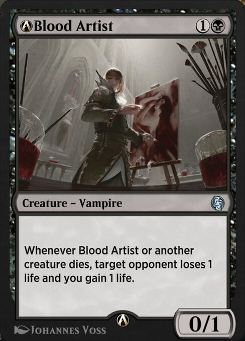 A-Blood Artist highlighted card art