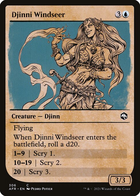 Djinni Windseer from Adventures in the Forgotten Realms