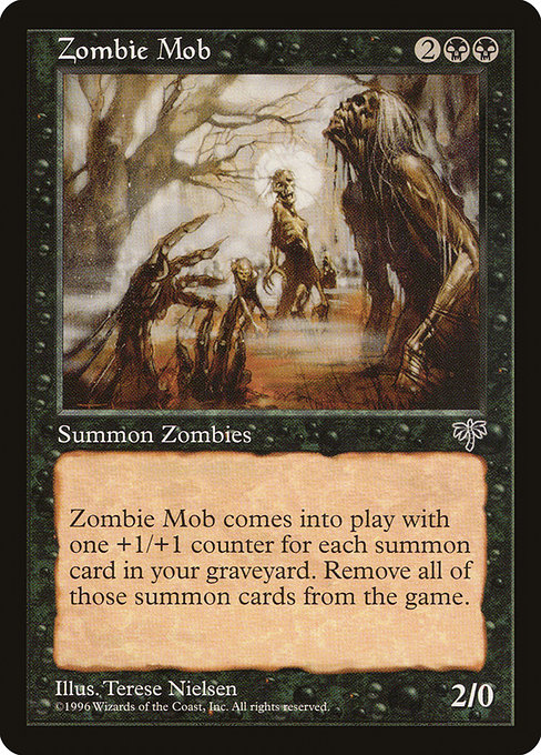 Zombie Mob highlighted card art