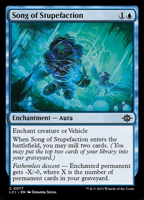 Song of Stupefaction highlighted card art