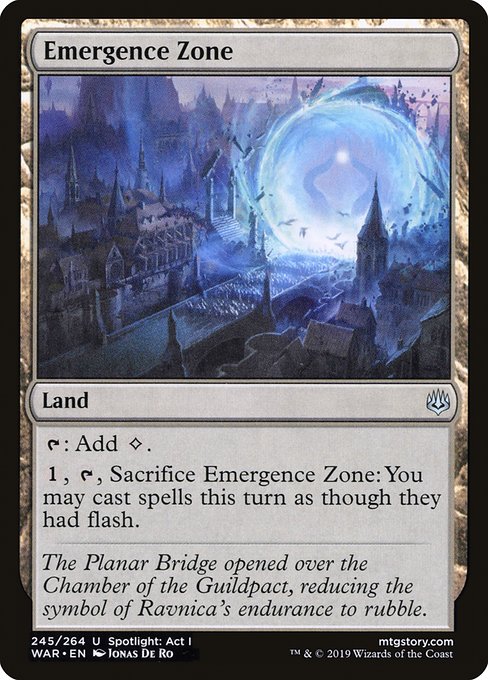 Emergence Zone highlighted card art