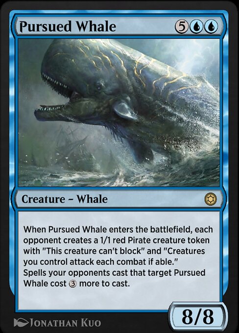 Pursued Whale highlighted card art