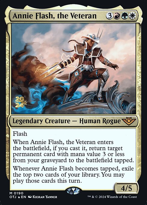 Annie Flash, the Veteran from Outlaws of Thunder Junction Promos