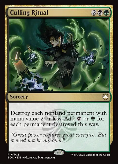 Culling Ritual from Secrets of Strixhaven Commander