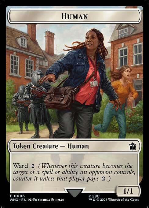 Human from Doctor Who Tokens