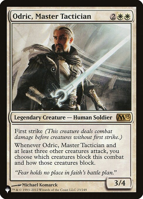 Odric, Master Tactician from The List