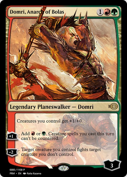 Domri, Anarch of Bolas from Magic Online Promos