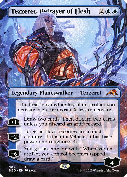 Tezzeret, Betrayer of Flesh from Kamigawa: Neon Dynasty