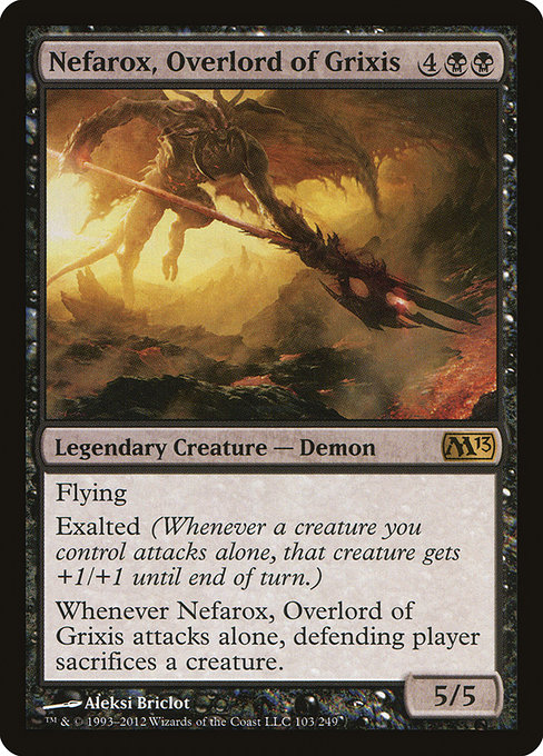 Nefarox, Overlord of Grixis highlighted card art