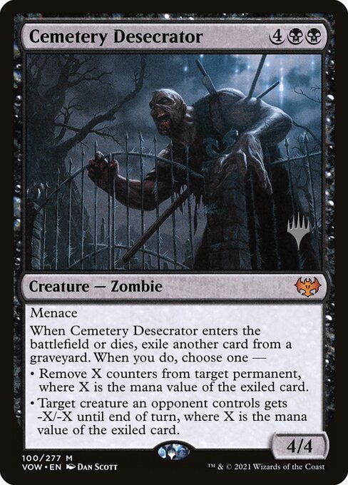 Cemetery Desecrator from Innistrad: Crimson Vow Promos