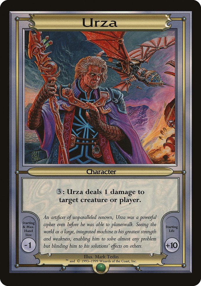 Urza highlighted card art