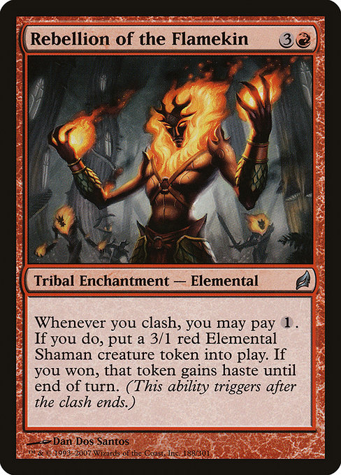 Rebellion of the Flamekin highlighted card art