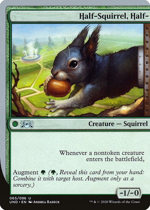 Half-Squirrel, Half- highlighted card art